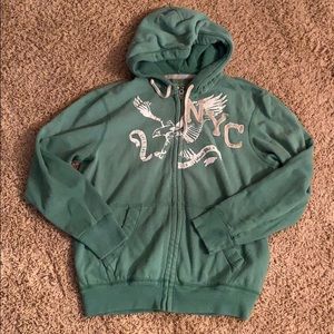 American Eagle men’s hooded jacket -Size L